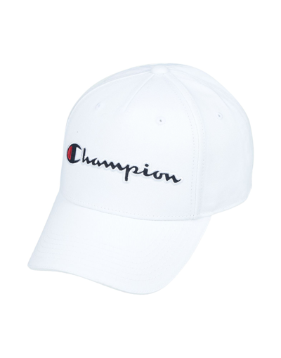 Champion Hats In White