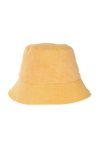 Isabel Marant Yellow Denim Haley Bucket Hat In Honey