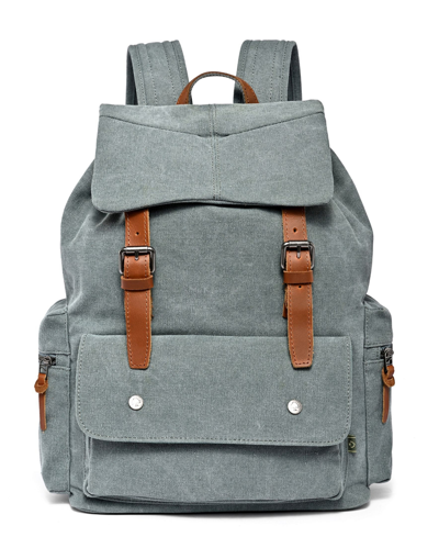Tsd Brand Coast Ranch Canvas Backpack In Teal