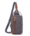 TSD BRAND MADRONE CONVERTIBLE CANVAS SLING BAG