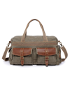 TSD BRAND TURTLE RIDGE CANVAS DUFFEL BAG