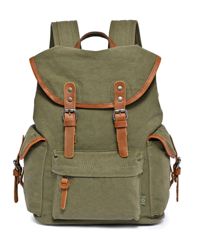 Tsd Brand Shady Cove Canvas Backpack In Olive