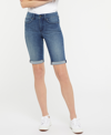 Nydj Petite Briella Jeans Shorts With Roll Cuffs In Bluewell