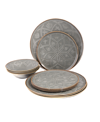 Porland Christina Seasons 12-piece Dinner Set In Gray