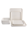 Porland Cortot 12-piece Dinner Set In White