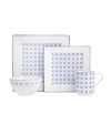 Porland Blue Passion 4-piece Place Setting Set In Blue And White