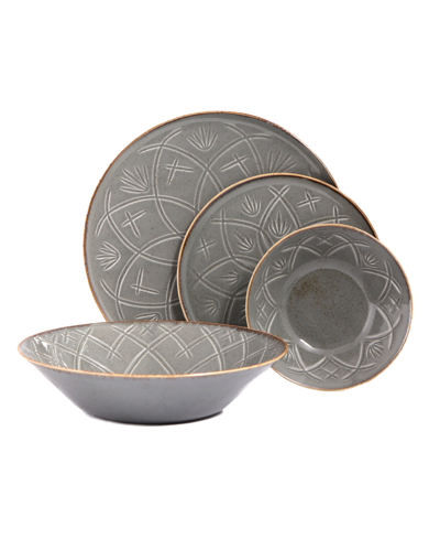 Porland Seasons 4-piece Place Setting Set In Gray