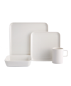 Porland Cortot 4-piece Place Setting Set In White