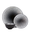 Porland Ethos Twilight 3-piece Place Setting Set In Gray