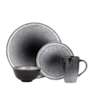 Porland Ethos Twilight 4-piece Place Setting Set In Gray