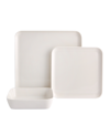 Porland Cortot 3-piece Place Setting Set In White