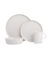 Porland Chopin 4-piece Place Setting Set In White