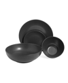 Porland Seasons 4-piece Place Setting In Black