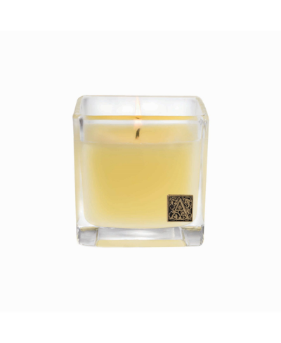 Aromatique Sorbet Cube Glass Candle In Light Yellow