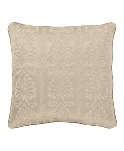 J Queen New York Lyndon Decorative Pillow, 18" X 18" In Pearl