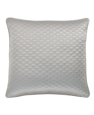 J Queen New York Lyndon Sham, European In Silver-tone