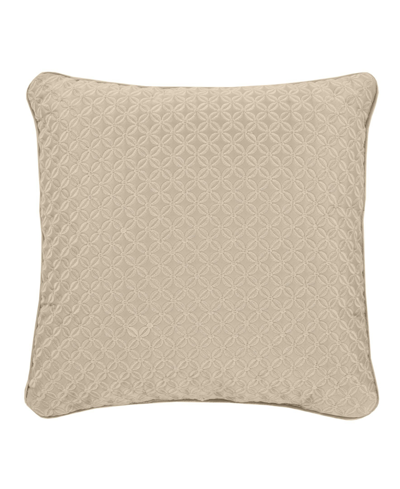 J Queen New York Lyndon Decorative Pillow, 16" X 16" In Pearl