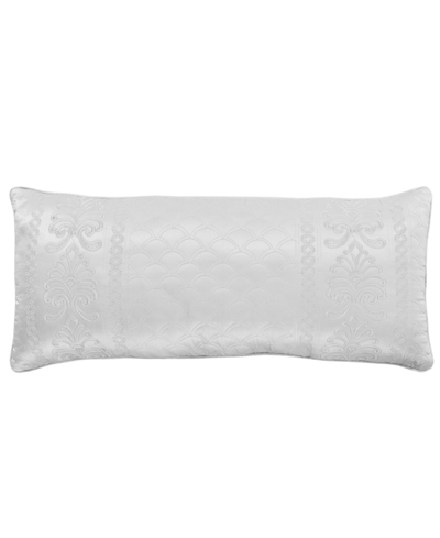 J Queen New York Lyndon Decorative Pillow, 12" X 26" In White