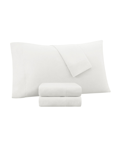 Serta Supersoft Cooling Sheet Set, Twin Xl Bedding In White