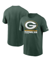 NIKE MEN'S NIKE GREEN GREEN BAY PACKERS HOMETOWN COLLECTION TITLE TOWN T-SHIRT