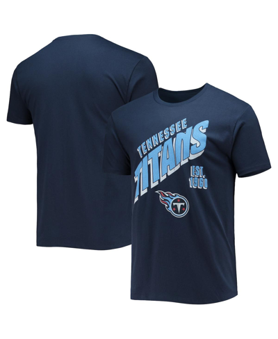 Junk Food Men's Navy Tennessee Titans Slant T-shirt
