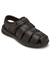 Rockport Men's Darwyn Fishermen Sandals In Black Ii