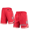 PRO STANDARD MEN'S PRO STANDARD RED LOS ANGELES ANGELS TEAM SHORTS