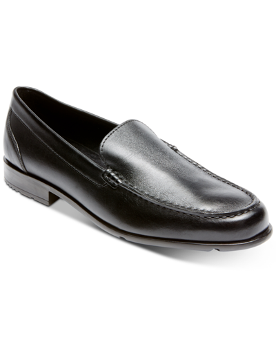 Rockport Men's Classic Venetian Loafer Shoes In Black Ii