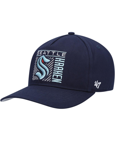 47 Brand Men's '47 Deep Sea Blue Seattle Kraken Reflex Hitch Snapback Hat