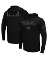 Colosseum Men's Black Oregon State Beavers Oht Military-inspired Appreciation Hoodie Long Sleeve T-shirt In Black