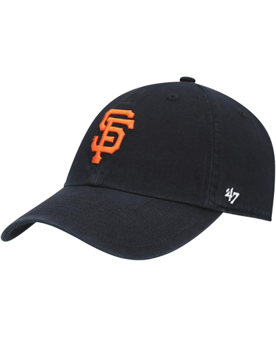 47 Brand Men's '47 Black San Francisco Giants Heritage Clean Up Adjustable Hat