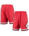 Mitchell & Ness Men's  Red Chicago Bulls 1997 Hardwood Classics 75th Anniversary Swingman Shorts In Red
