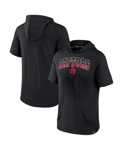 Fanatics Men's Black Toronto Raptors Guard The Rim Hoodie T-shirt