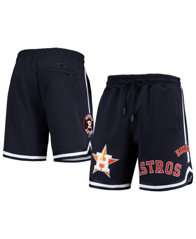 Pro Standard Navy Houston Astros Team Shorts In Navy/orange