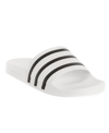 Adidas Originals Adidas Men's Adilette Comfort Slide Sandals From Finish Line In White/core Black