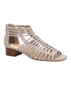Bella Vita Holden Sandal In Stone Suede Leather