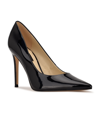 Nine West Freds Stiletto-heel Pumps Women In Black Patent