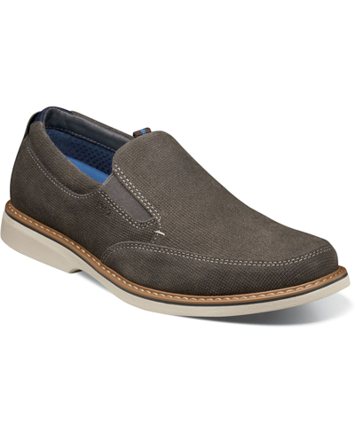 Nunn Bush Men's Otto Moccasin Toe Slip-on Shoes In Gray