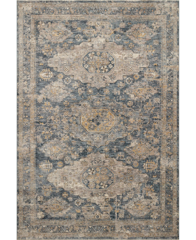 Spring Valley Home Gaia Ga-02 5' X 7'8" Area Rug In Denim