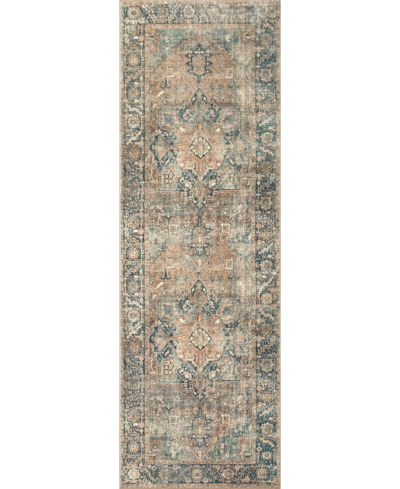 Spring Valley Home Robbie Rob-02 2'6" X 7'6" Runner Area Rug In Terracotta