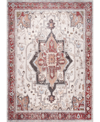 Nuloom Aurora Hjau10a Machine-washable 5' X 8' Area Rug In Rust