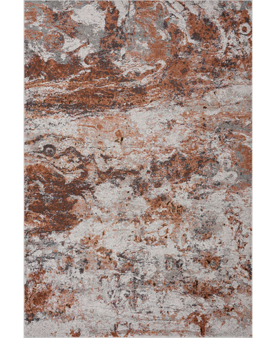 Lr Home Tempest Abstract Desert 5' X 7'6" Area Rug In Orange
