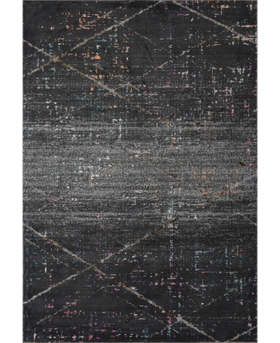 Lr Home Closeout!  Frenzy Abstract Fusion 5' X 7'6" Area Rug In Black