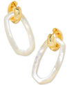 Kendra Scott Danielle Link Drop Earrings In Ivory Mother Of Pearl