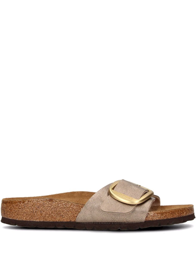 Birkenstock Madrid Big-buckle Sandals In Beige