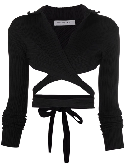 Philosophy Di Lorenzo Serafini Philosophy By Lorenzo Serafini Sweaters Black