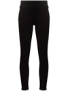 Frame The Jetset Crop Skinny Jeans In Black