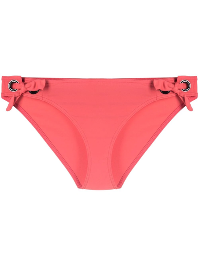 Eres Bow-detail Bikini Bottoms In Red