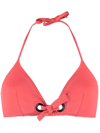 Eres Beaute Halterneck Bikini Top In Pink