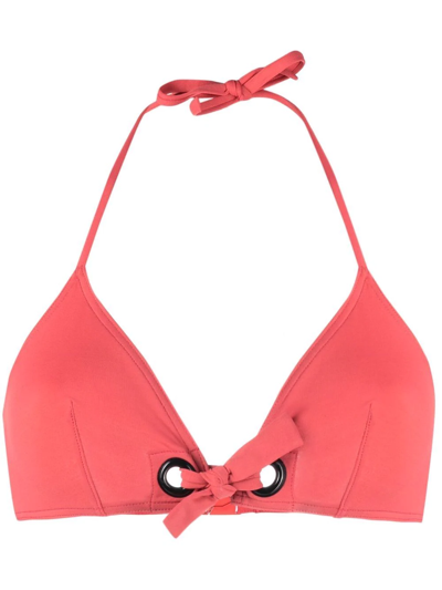 Eres Beaute Halterneck Bikini Top In Pink